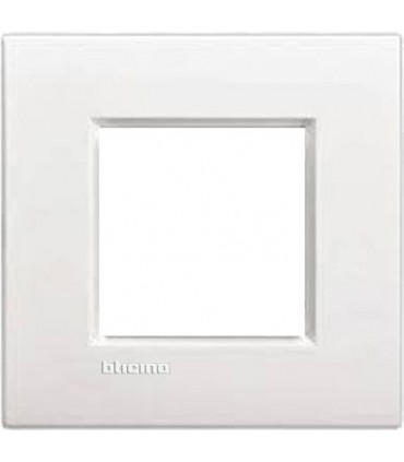 Рамка прямоугольная на 1 пост (2 модуля), BTicino LivingLight, белый LNA4802BI