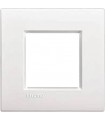 Рамка прямоугольная на 1 пост (2 модуля), BTicino LivingLight, белый LNA4802BI