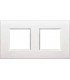 Рамка прямоугольная на 2 поста (2+2 модуля), BTicino LivingLight, белый LNA4802M2BI