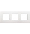 Рамка прямоугольная на 3 поста (2+2+2 модуля), BTicino LivingLight, белый LNA4802M3BI