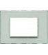 Рамка прямоугольная на 1 пост (3 модуля), BTicino LivingLight, kristall LND4803KR