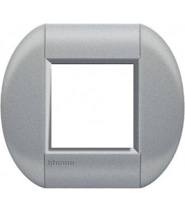 Рамка овальная на 1 пост (2 модуля), BTicino LivingLight, кордова LNB4802CO