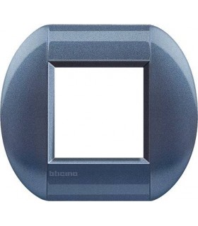 Рамка овальная на 1 пост (2 модуля), BTicino LivingLight, виноград LNB4802GP