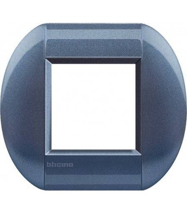 Рамка овальная на 1 пост (2 модуля), BTicino LivingLight, виноград LNB4802GP