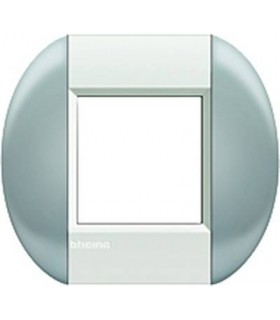 Рамка овальная на 1 пост (2 модуля), BTicino LivingLight, небесный LNB4802TS