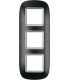 Рамка на 3 поста (2+2+2 модуля), BTicino Axolute, темный металлик HB4802/3XS