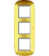 Рамка на 3 поста (2+2+2 модуля), BTicino Axolute, золото HB4802/3OR