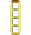 Рамка на 4 поста (2+2+2+2 модуля), BTicino Axolute, золото HB4802/4OR