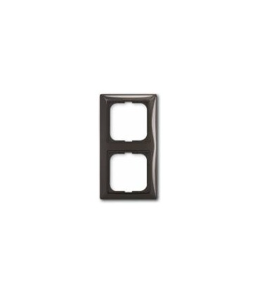 Рамка на 2 поста, ABB Basic 55, чёрный 1725-0-1507