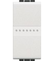 Выключатель Axial с автоматическими клеммами Bticino LivingLight (1 модуль) 16A, белый N4051A