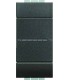 Выключатель Axial с автоматическими клеммами Bticino LivingLight (1 модуль) 16A, антрацит L4051A