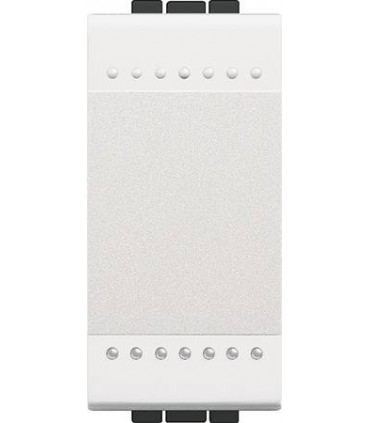 Выключатель с винтовыми клеммами Bticino LivingLight (1 модуль) 16A, белый N4001N