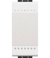 Выключатель с винтовыми клеммами Bticino LivingLight (1 модуль) 16A, белый N4001N