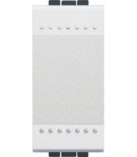 Переключатель с винтовыми клеммами Bticino LivingLight (1 модуль) 16А, белый N4003N