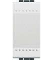 Переключатель с винтовыми клеммами Bticino LivingLight (1 модуль) 16А, белый N4003N