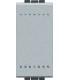 Переключатель с винтовыми клеммами Bticino LivingLight (1 модуль) 16А, алюминий NT4003N