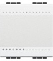 Выключатель с винтовыми клеммами Bticino LivingLight (2 модуля) 16A, белый N4001M2N