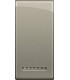 Клавиша металлическая для овальных рамок Bticino LivingLight (1 модуль), титан LN4931TC