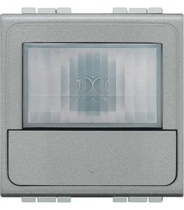 Выключатель ИК с датчиком осещенности Bticino LivingLight, алюминий NT4434N
