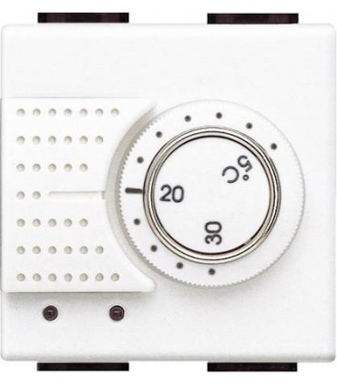 Комнатный термостат 2А, Bticino LivingLight, белый N4441FH