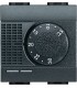 Комнатный термостат 2А, Bticino LivingLight, антрацит L4441FH