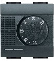 Комнатный термостат 2А, Bticino LivingLight, антрацит L4441FH