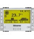 Электронный термостат Bticino LivingLight, алюминий NT4451