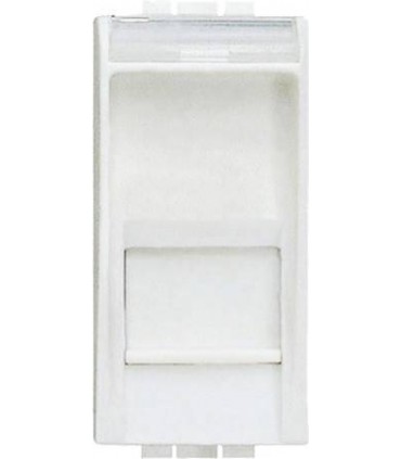 Розетка RJ 45 UTP кат5E, (1 модуль) Bticino LivingLight, белый N4279C5E