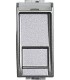 Розетка RJ 45 UTP кат5E, (1 модуль) Bticino LivingLight, алюминий NT4279C5E
