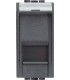 Розетка RJ 45 UTP кат5E, (1 модуль) Bticino LivingLight, антрацит L4279C5E