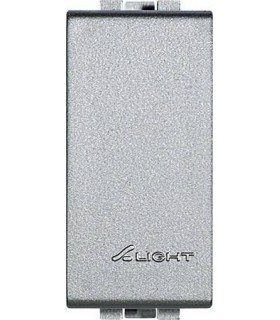 Заглушка (1 модуль) Bticino LivingLight, алюминий NT4950