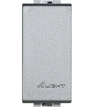 Заглушка (1 модуль) Bticino LivingLight, алюминий NT4950
