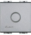 Заглушка с выламываемой вставкой (2 модуля) Bticino LivingLight, алюминий NT4951