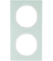 Рамка на 2 поста, Berker R.3, стекло, полярная белизна 10122209