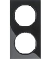 Рамка на 2 поста, Berker R.3, черный 10122245