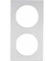 Рамка на 2 поста, Berker R.3, алюминий, полярная белизна 10122274