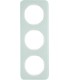 Рамка на 3 поста, Berker R.1, стекло, полярная белизна 10132109