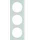 Рамка на 3 поста, Berker R.3, стекло, полярная белизна 10132209