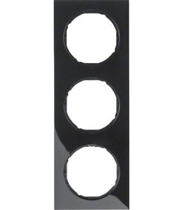 Рамка на 3 поста, Berker R.3, черный 10132245