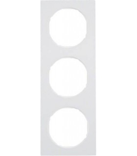 Рамка на 3 поста, Berker R.3, полярная белизна 10132289