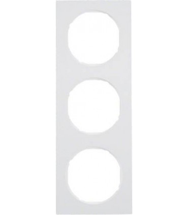 Рамка на 3 поста, Berker R.3, полярная белизна 10132289