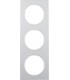 Рамка на 3 поста, Berker R.3, алюминий, полярная белизна 10132274