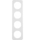 Рамка на 4 поста, Berker R.1, полярная белизна 10142189