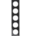 Рамка на 5 постов, Berker R.3, черный 10152245