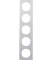 Рамка на 5 постов, Berker R.3, алюминий, полярная белизна 10152274