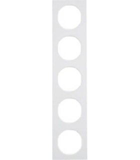 Рамка на 5 постов, Berker R.3, полярная белизна 10152289