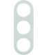Рамка на 3 поста, Berker R.classic, стекло, полярная белизна 10132009