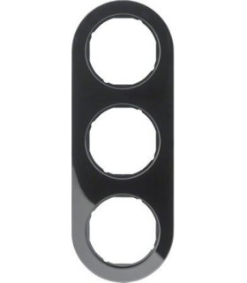 Рамка на 3 поста, Berker R.classic, черный 10132045