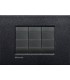Выключатель Bticino Living-Light Рамка AIR Черная лава-NL LNC4802NL