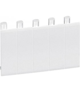 Заглушка Legrand на 5 модулей, белая 001660
